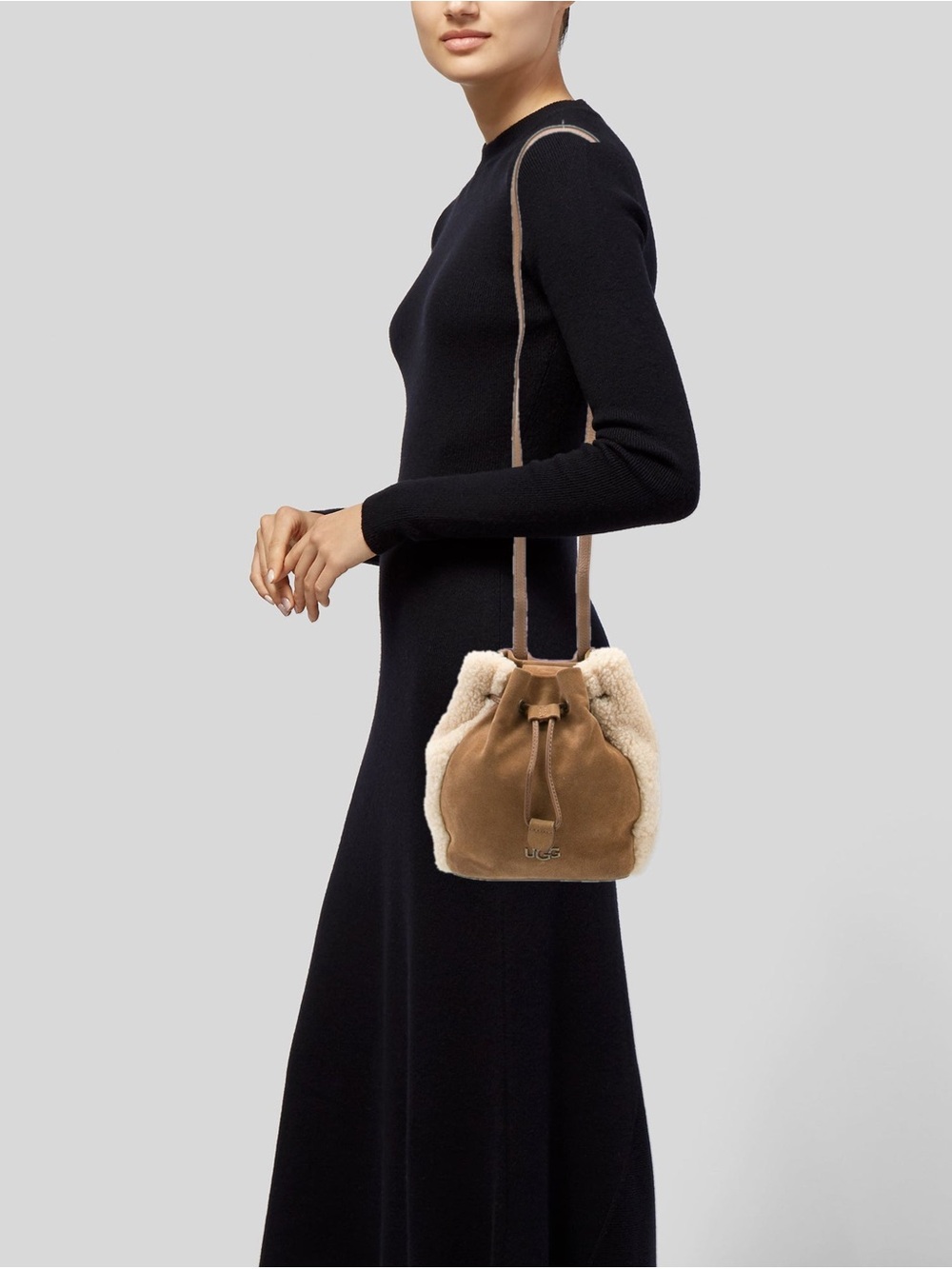 UGG Suede Leather-Trimmed Backpack - Picture 7 of 17